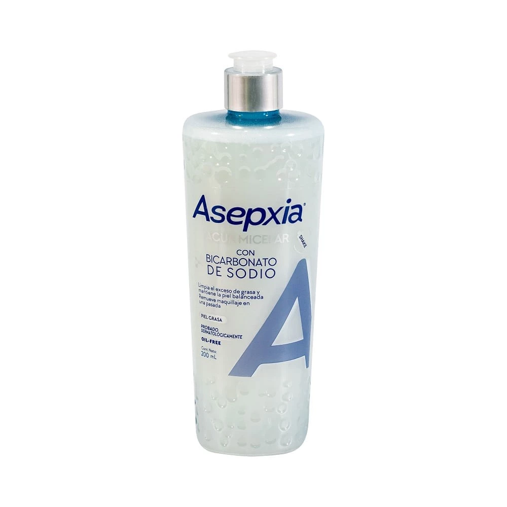Agua Micelar Asepxia Gen Piel Grasa con Brillo x 200 ml